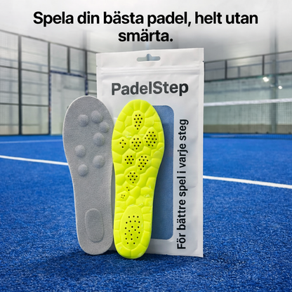 Spela padel bekvämare – skydda dina leder – PadelStep™