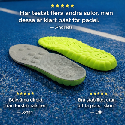 Spela padel bekvämare – skydda dina leder – PadelStep™